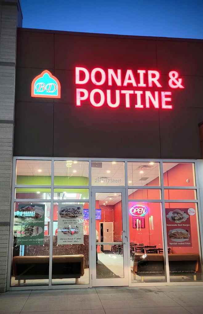 Beef donair poutine at BD Donair and Poutine, Edmonton
